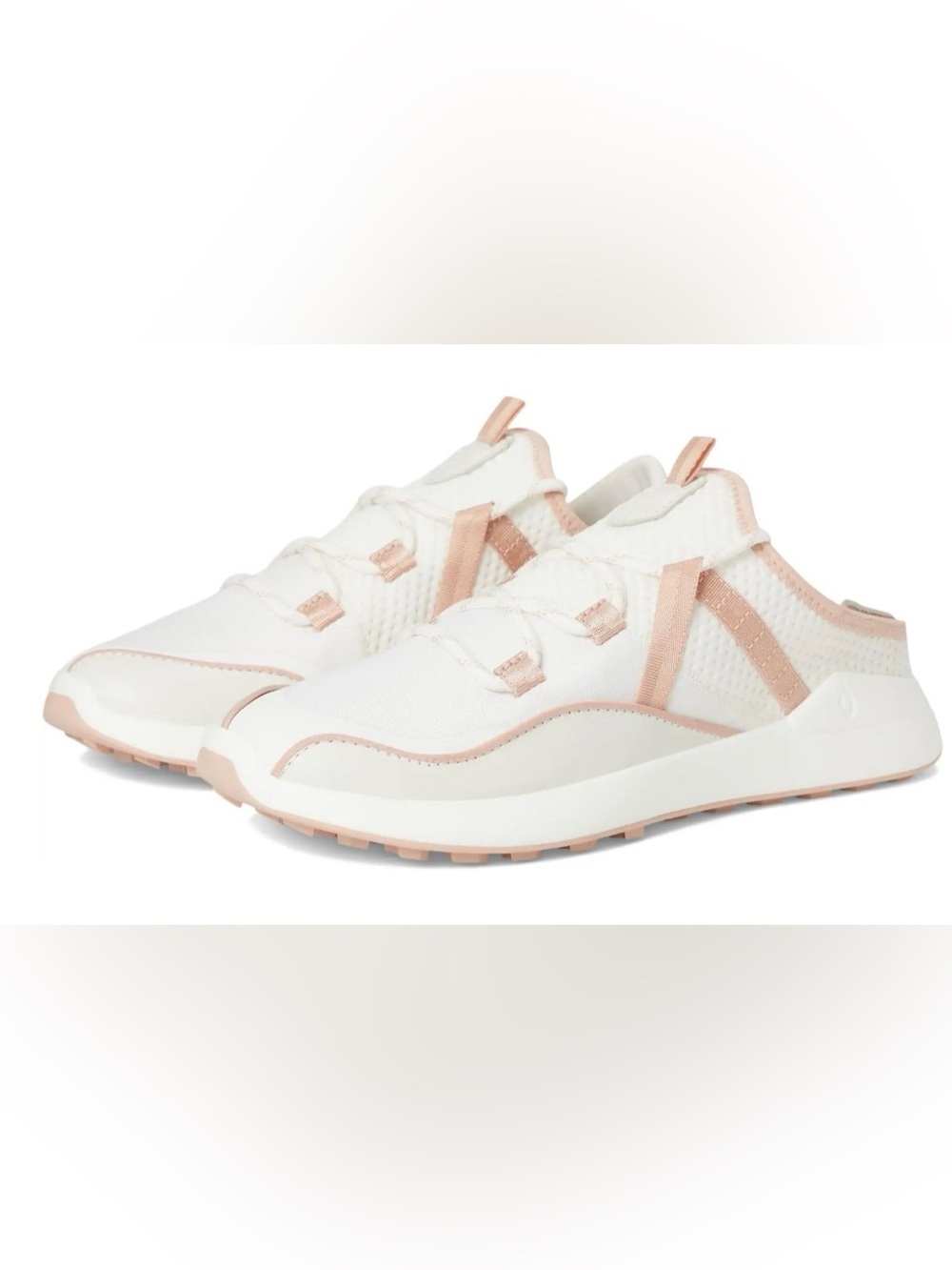 OluKai Kawela Women’s Golf Sneakers White Pink Waterproof Spikeless Sz 8